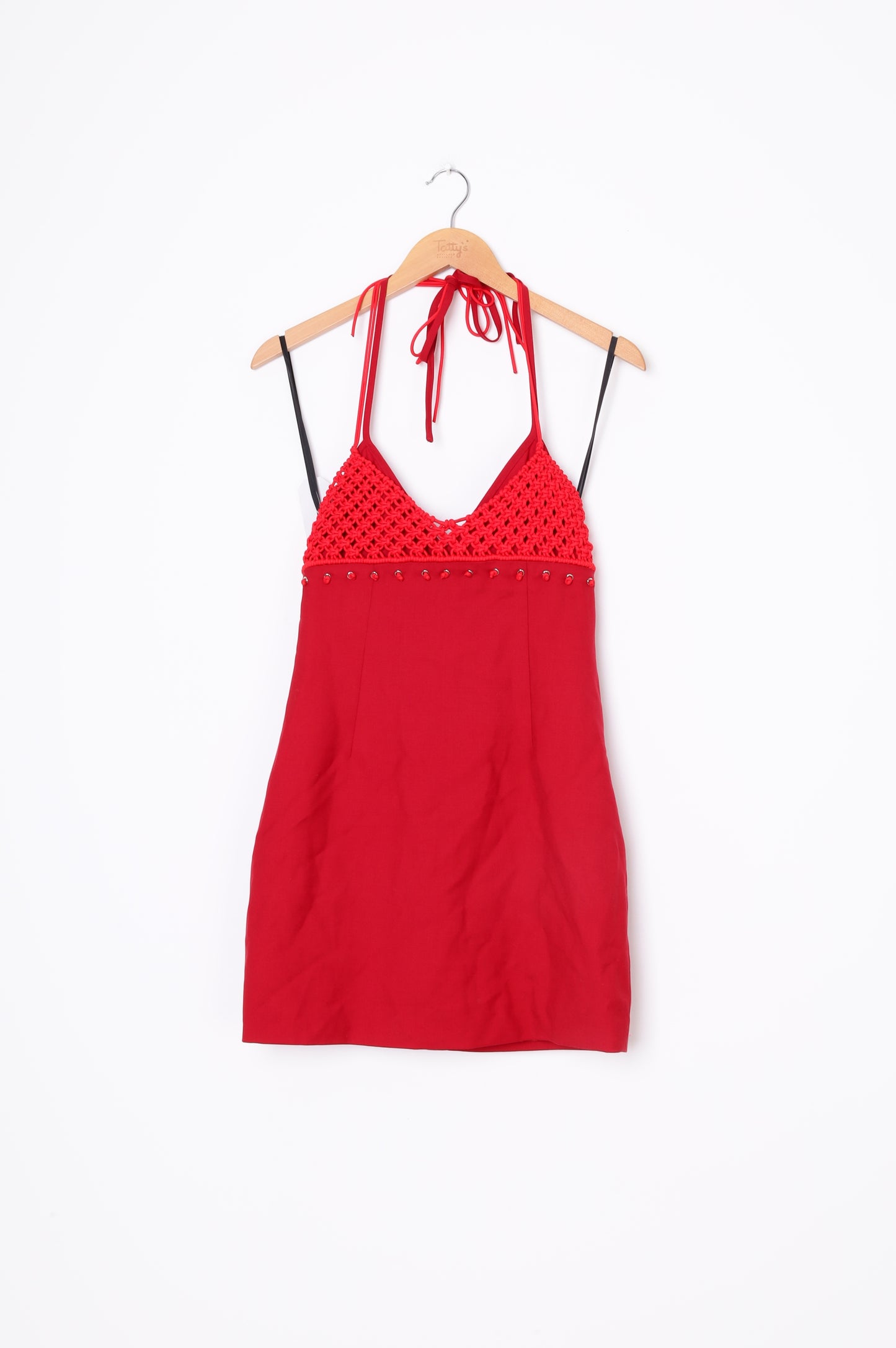 Wynn Hamlyn Womens Red Dress Size 8