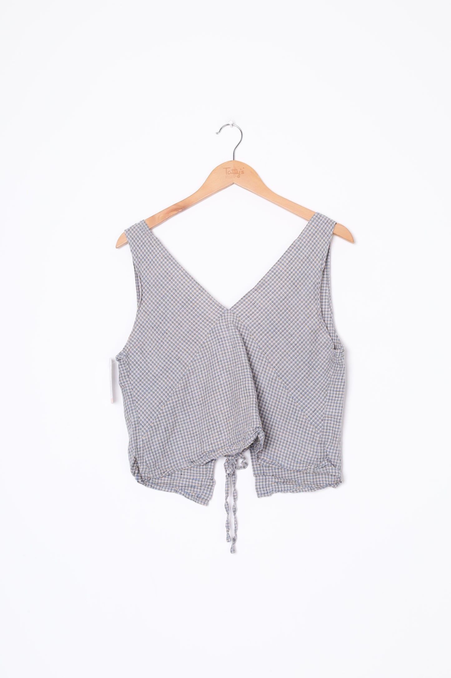 Deiji Studios Womens Blue Top Size S