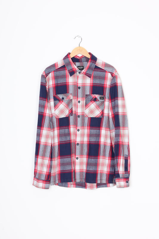 Huffer Mens Multi Shirt Size L