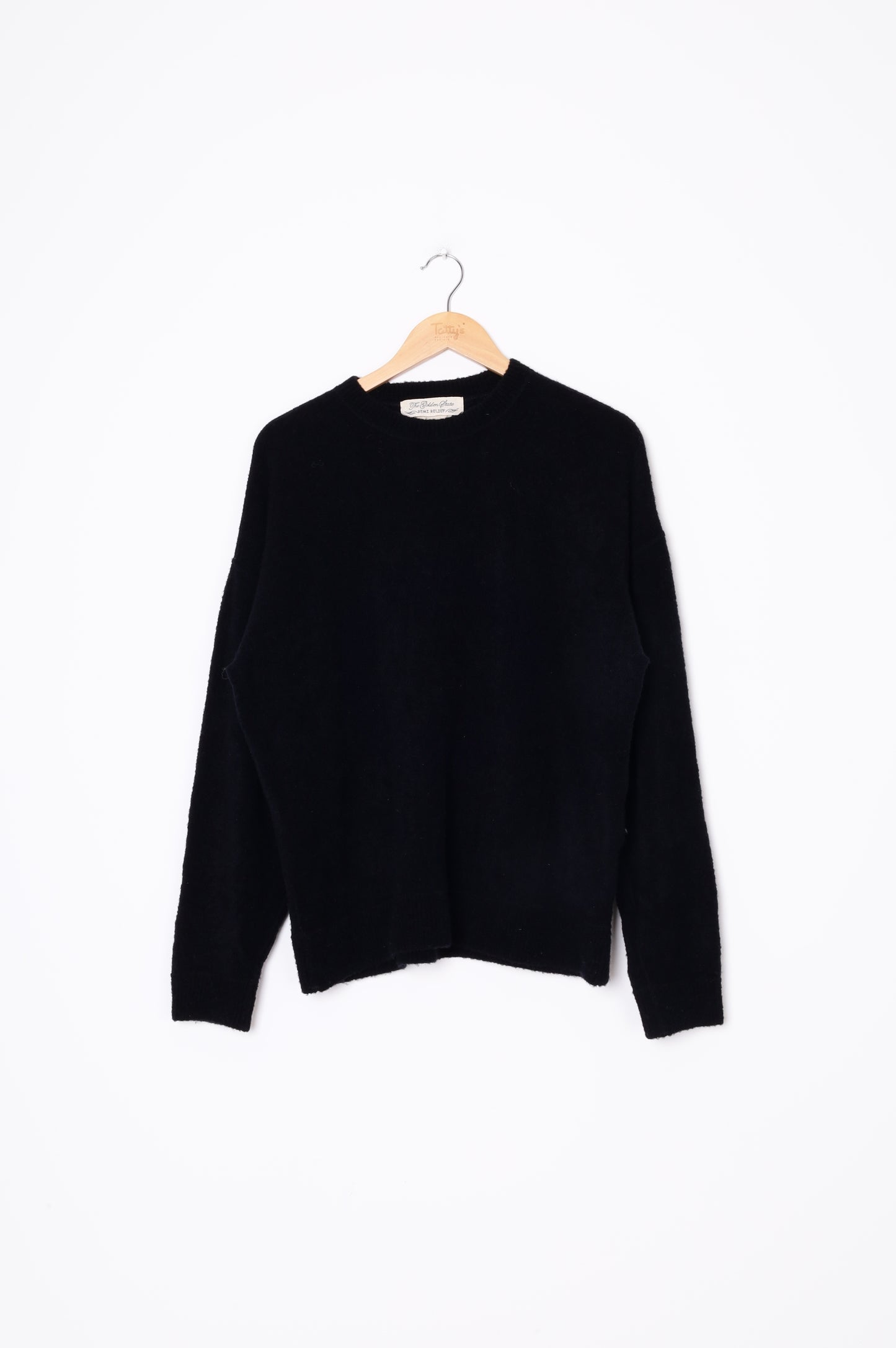The Golden State Remi Relief Mens Black Jumper Size M