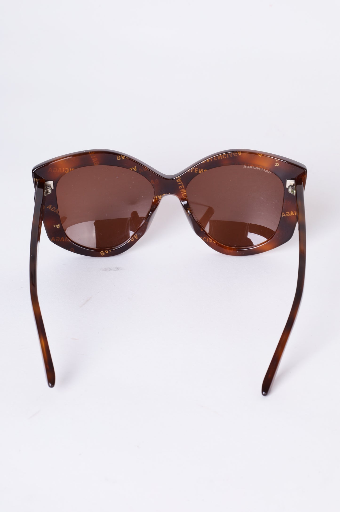 Balenciaga Womens Brown Sunglasses Size O/S