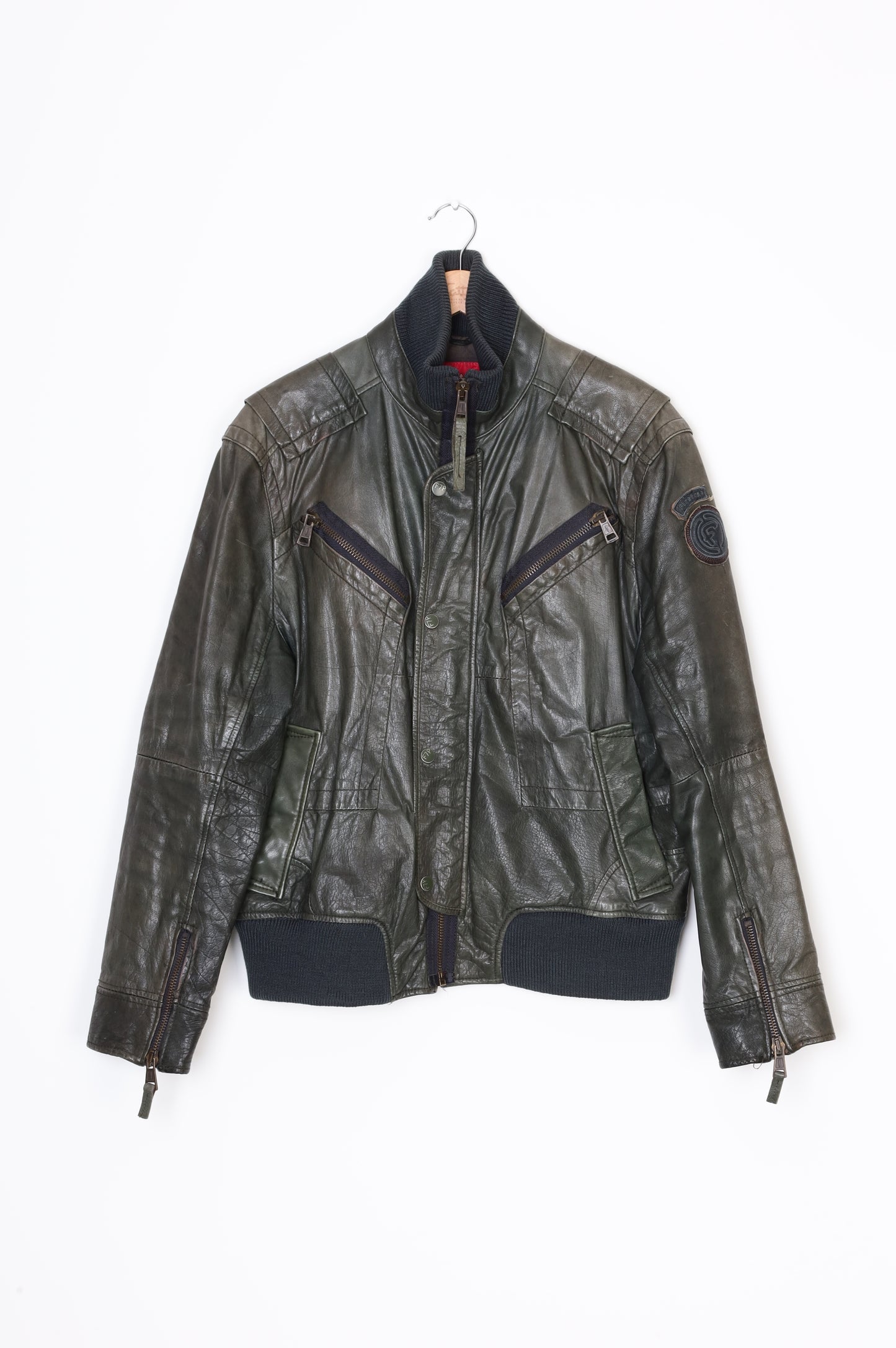 Fire Trap Mens Green Jacket Size L