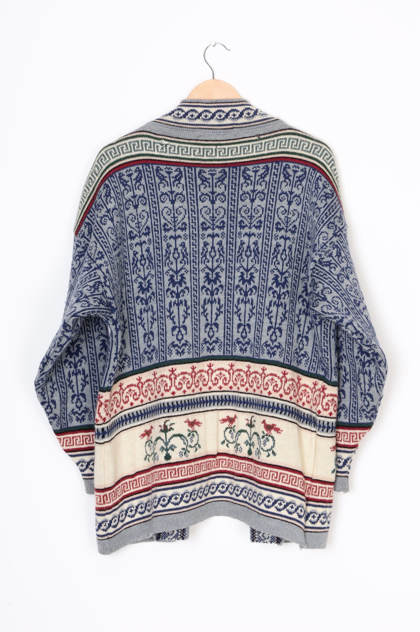 Past Times Womens Blue Cardigan Size M