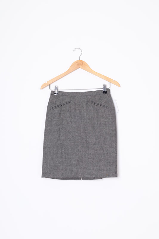 Agnes B Womens Grey Mini Skirt Size 38