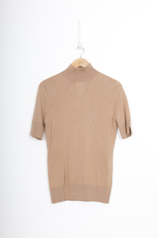 Coutry Road Womens Beige T-shirt Size M