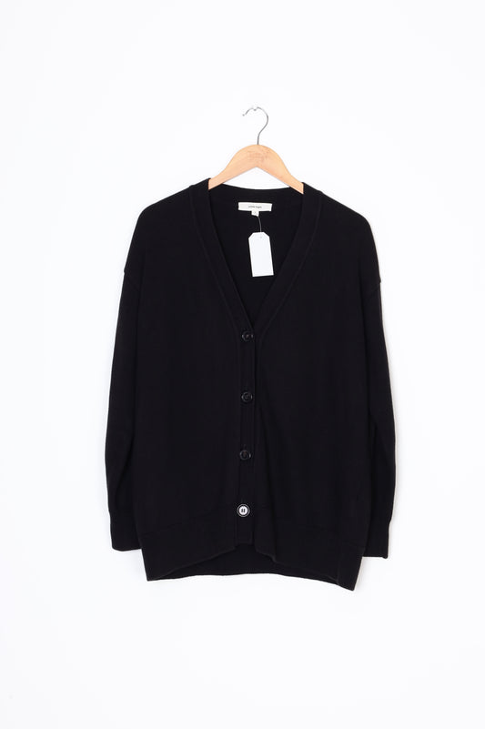 juliette hogan Womens Black Cardigan Size S