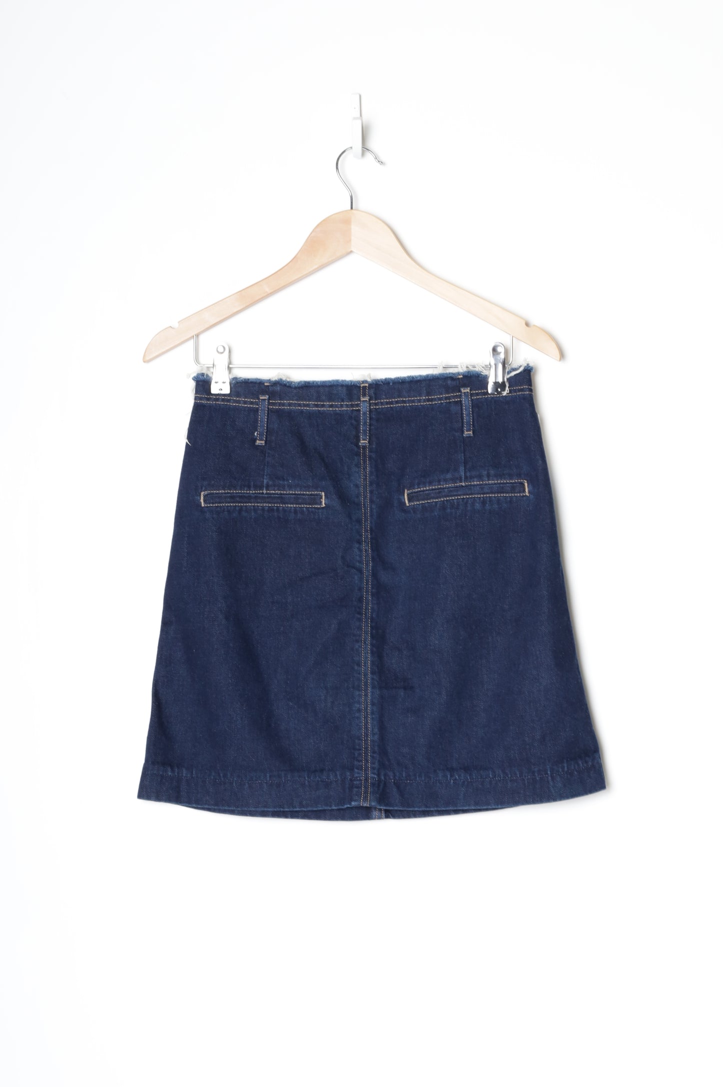 Mo & Co.  Womens Blue Mini Skirt Size S