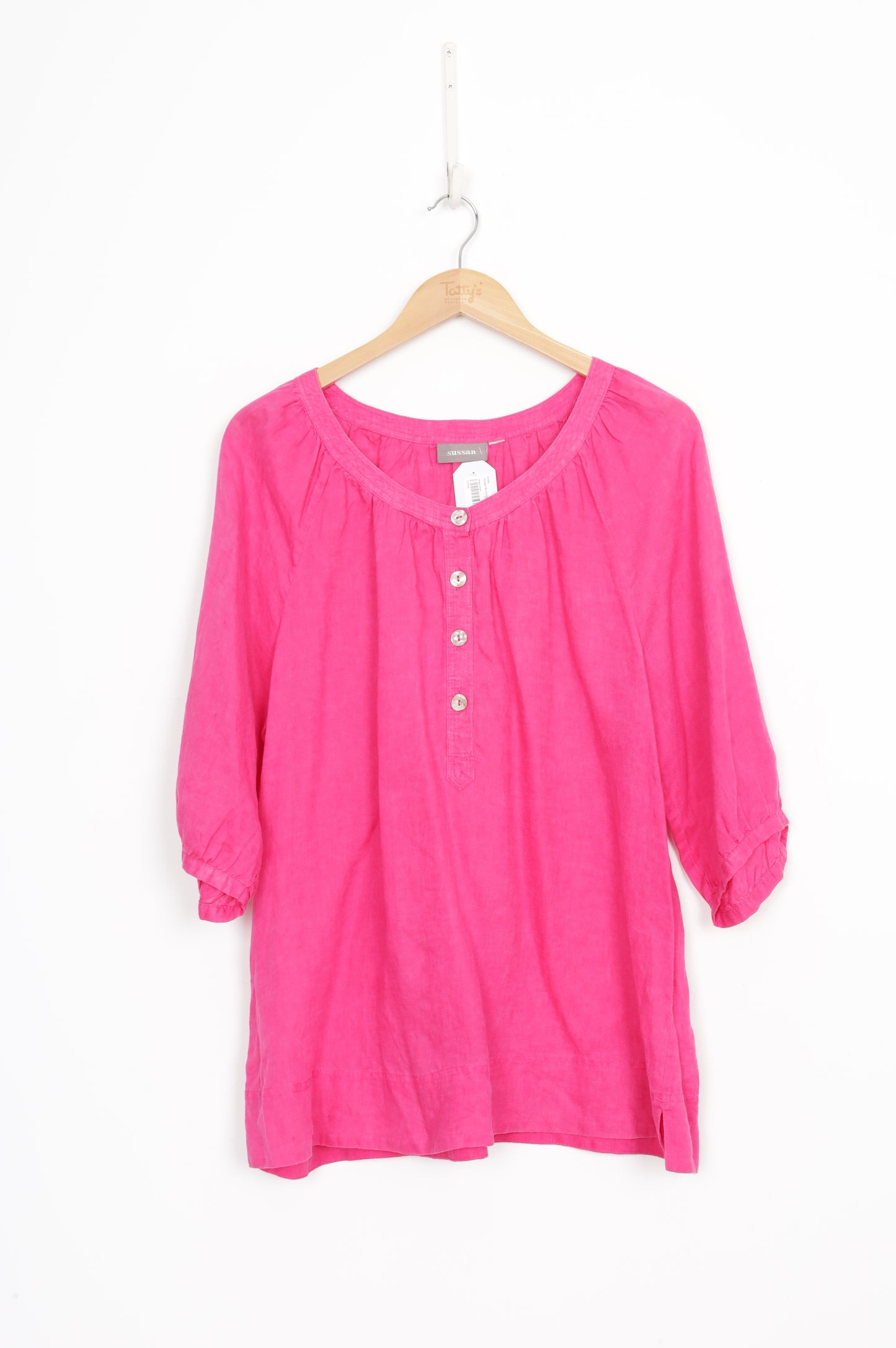 Sussan Womens Pink Top Size S