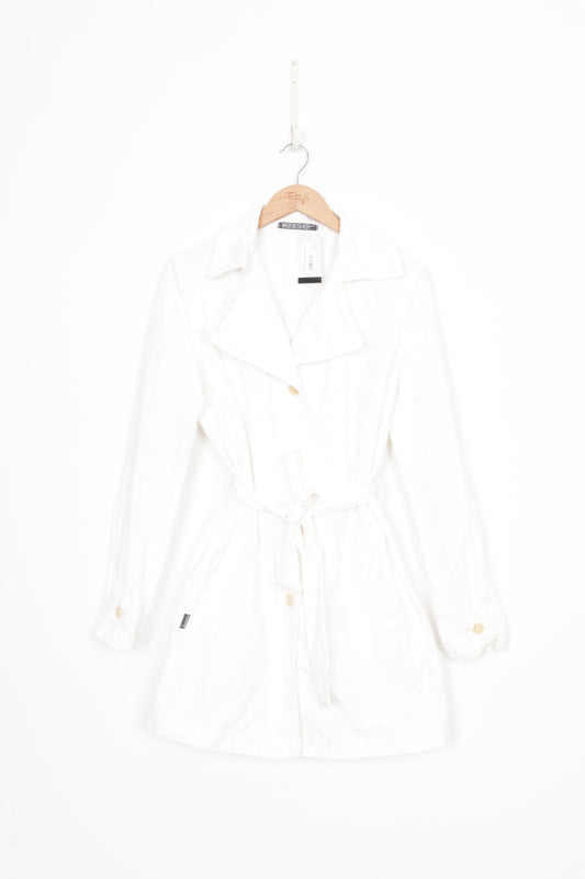 Workshop Womens White Coat Size M
