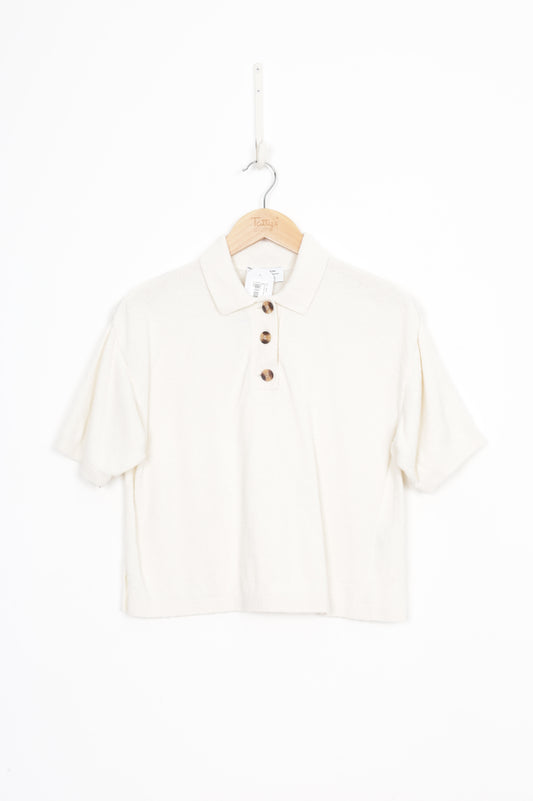 And Other Stories Womens Cream Shirt Size XS