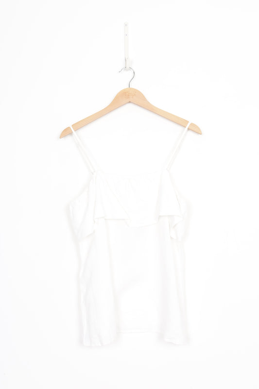 Marle Womens White Top Size 10