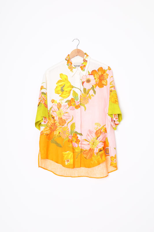 Alemais Womens Multi Shirt Size 10