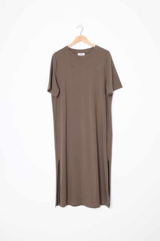 Cos Womens Khaki Dress Size M