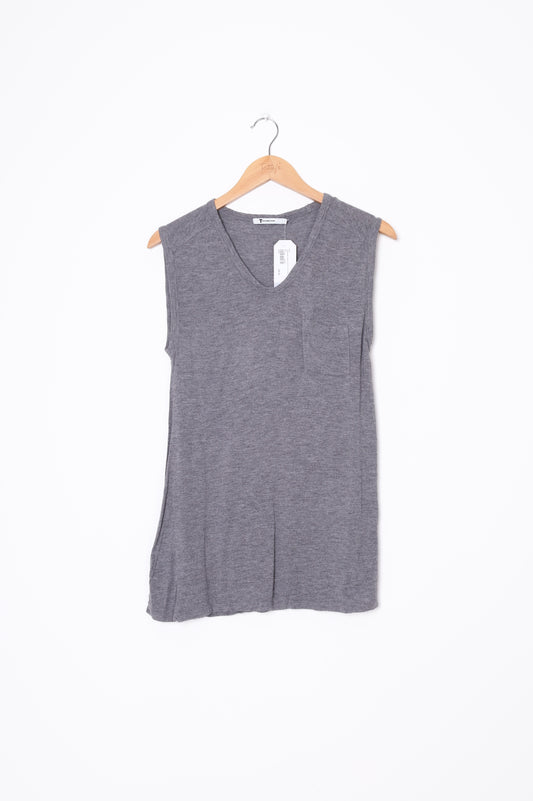 T Alexander Wang  Womens Grey Top Size XS