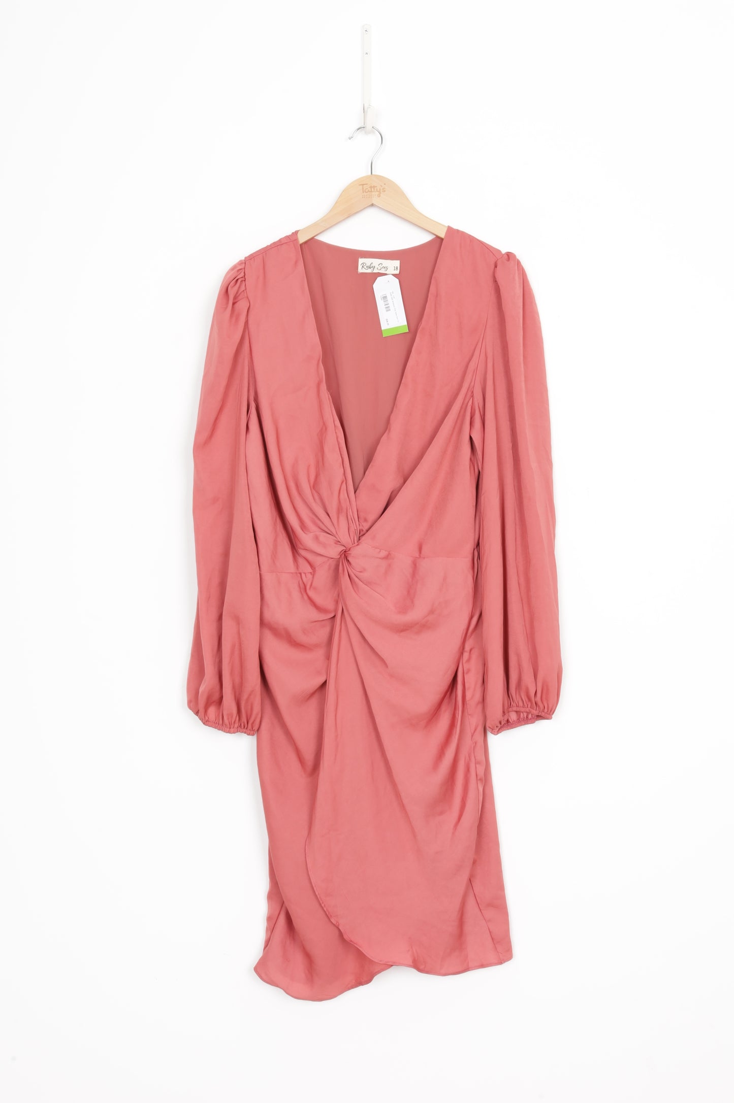 Ruby Sees Womens Pink Dress Size 18