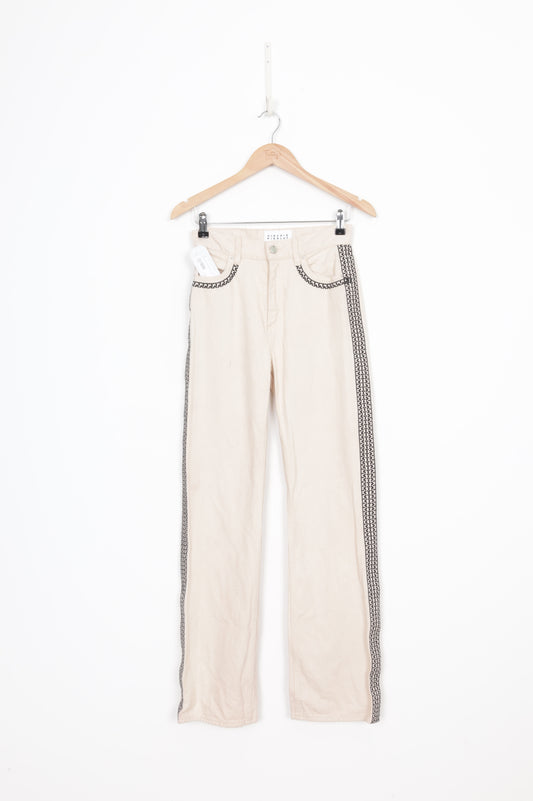 Claudie Pierlot Womens Beige Jeans Size 36