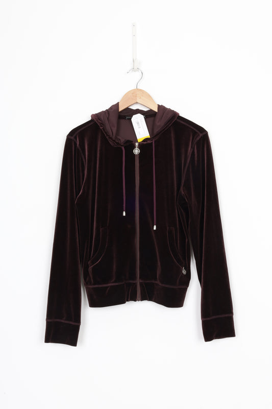 Paula Ryan Womens Purple Jacket Size M