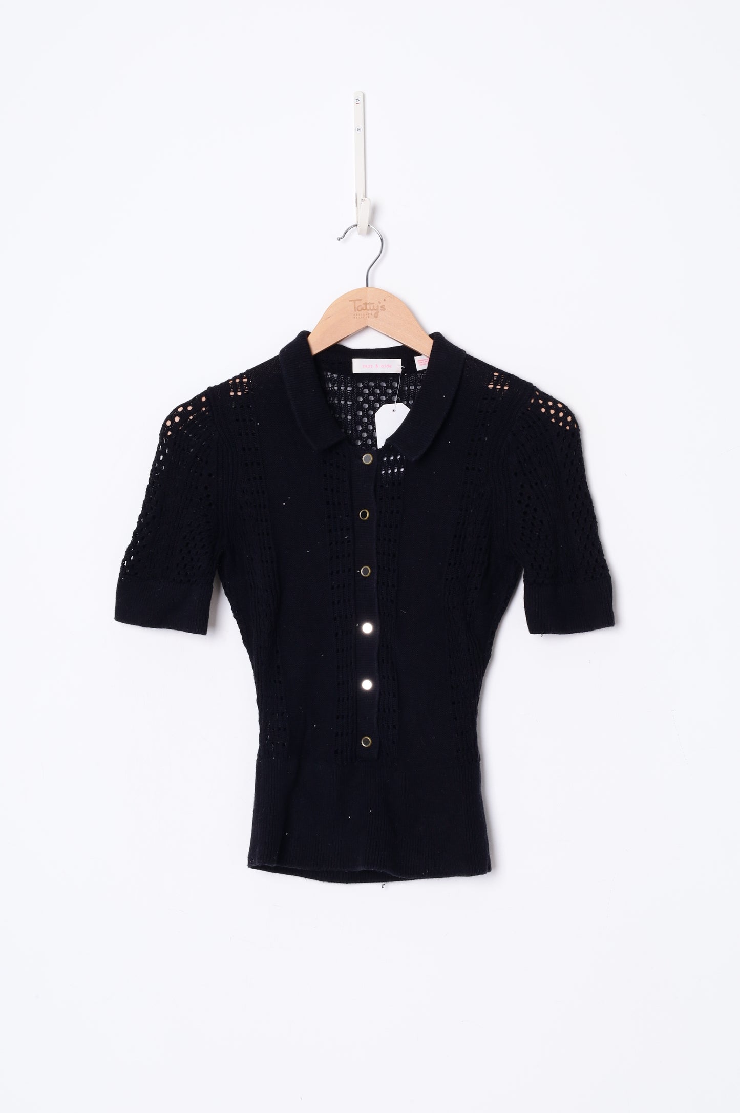 Sass  & Bide Womens Black Top Size XS