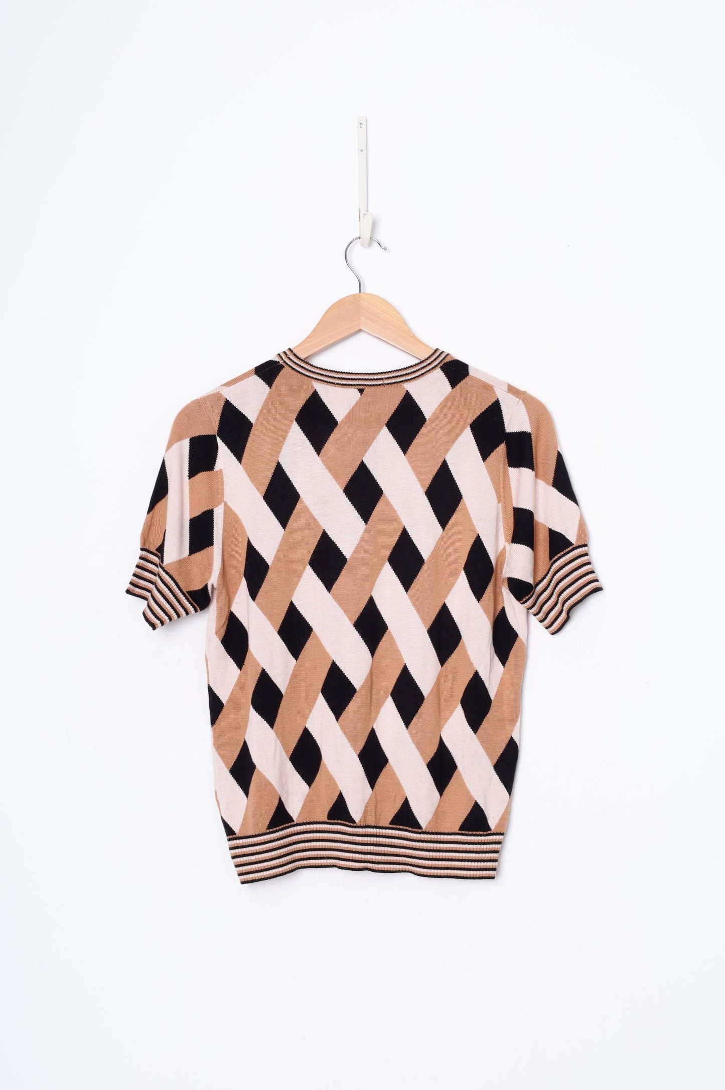 Kate Sylvester Womens Beige Top Size M