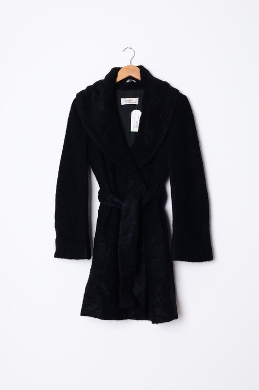 Pianoforte di Max Mara Womens Black Coat Size 42