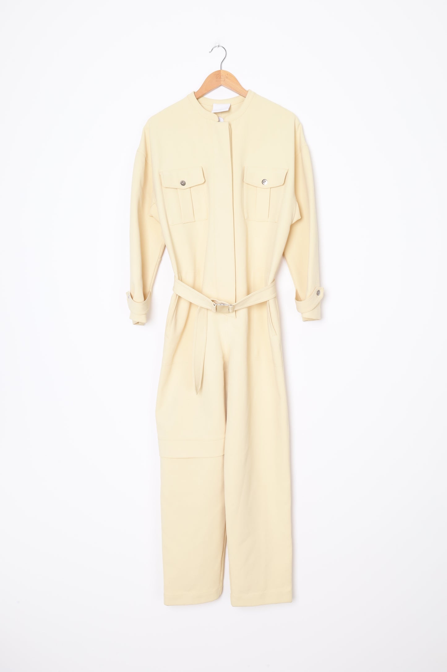 Paris Georgia Womens Yellow Jumpsuit Size S
