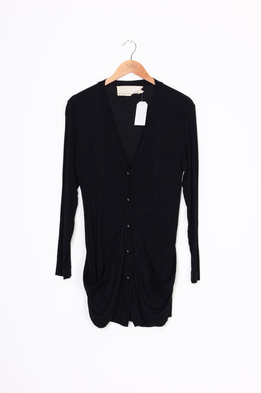 Cooper by Trelise Womens Black Cardigan Size S