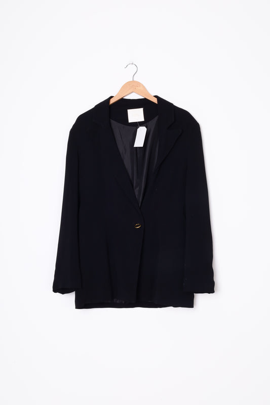 Harris Tapper Womens Black Blazer Size 10