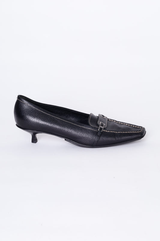 Prada Womens Black Heels Size EU 38
