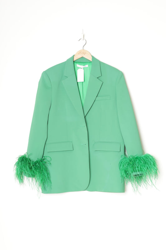Bianca & Bridget Womens Green Blazer Size 12