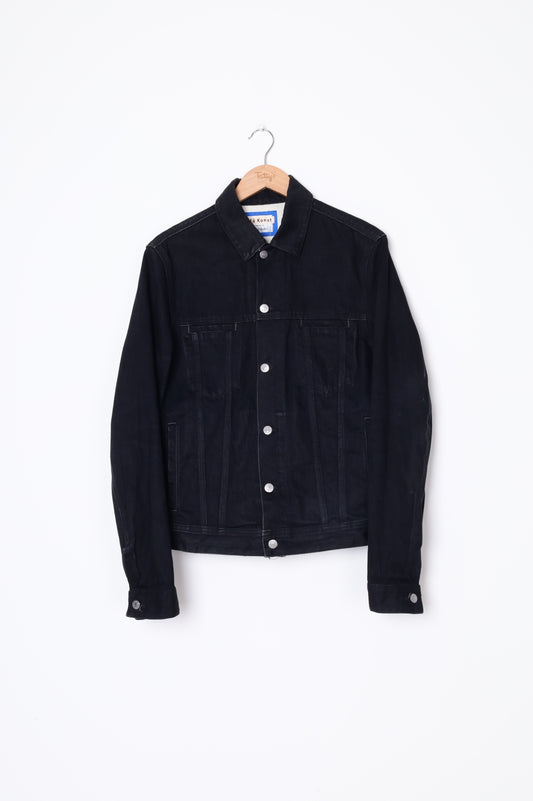 Acne Studios Bla Konst Mens Black Jacket Size 48