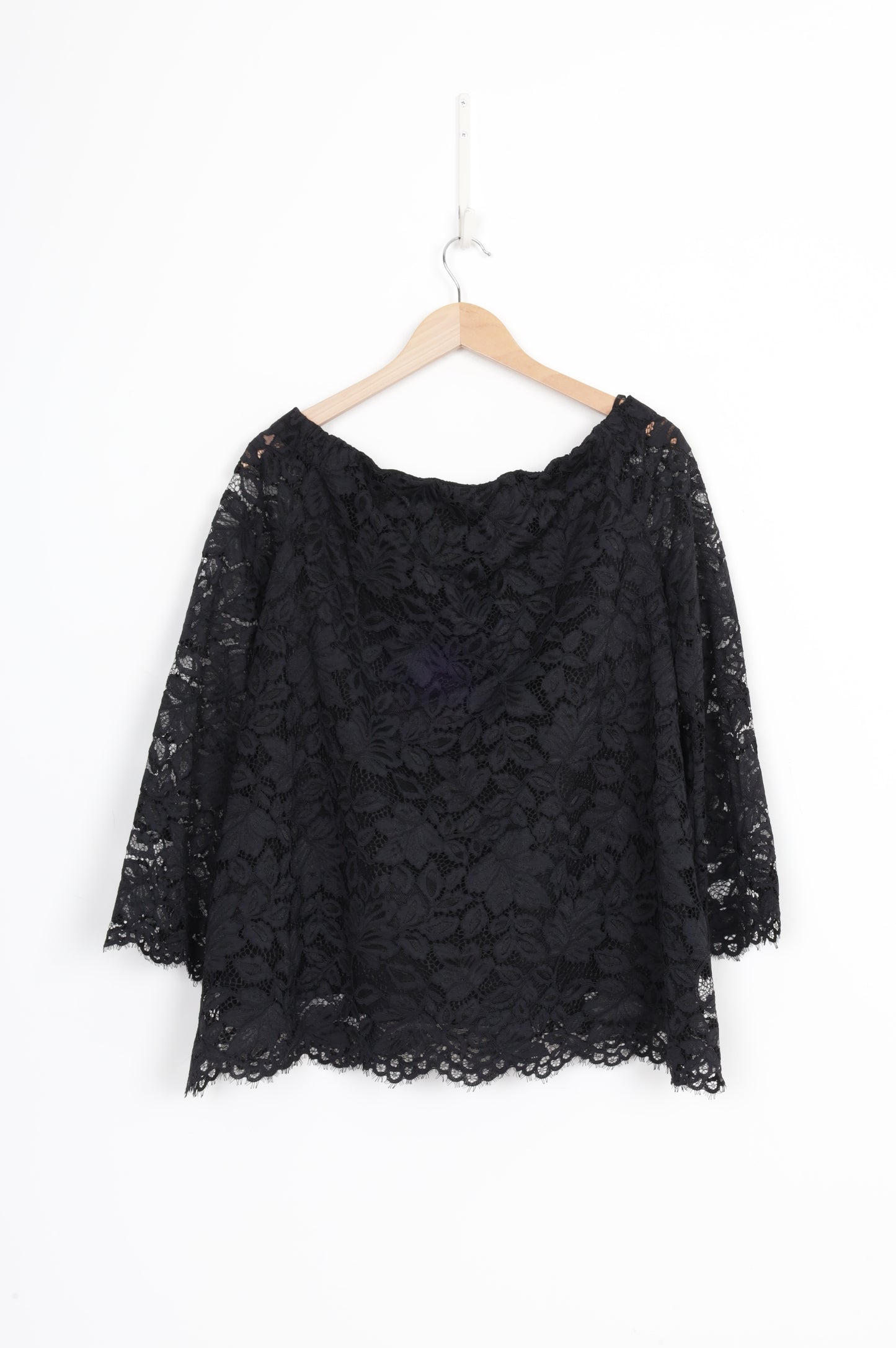 Scanlan&Theodore Womens Black Top Size 10