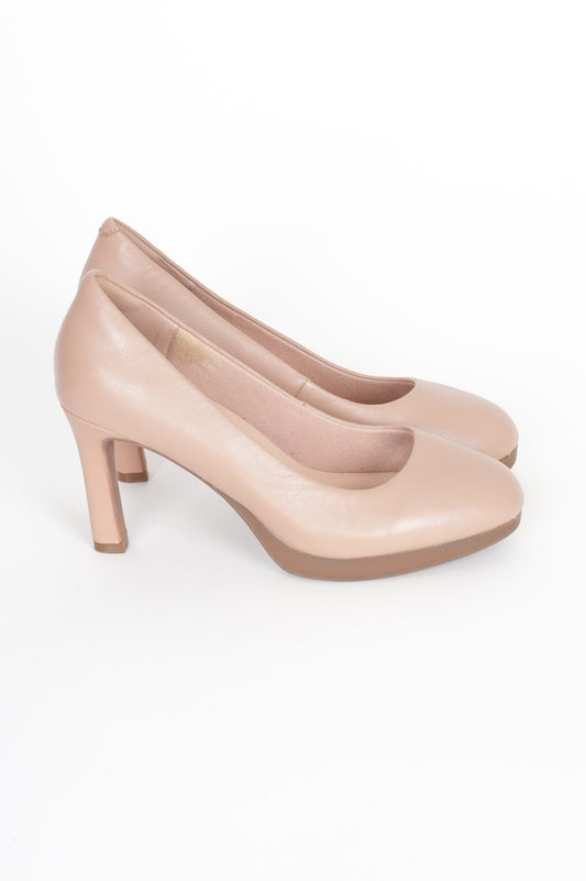 Clarks Collection Womens Beige Heels Size EU 39