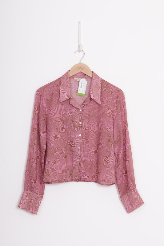 Paloma Wool Womens Pink Shirt Size L