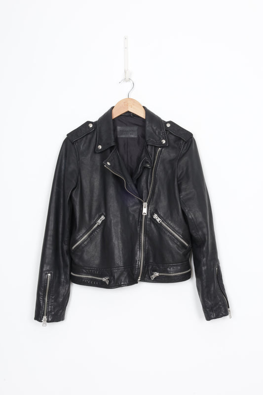 AllSaints Womens Black Jacket Size 40