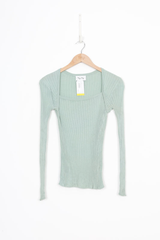 hej/hej Womens Green Top Size O/S