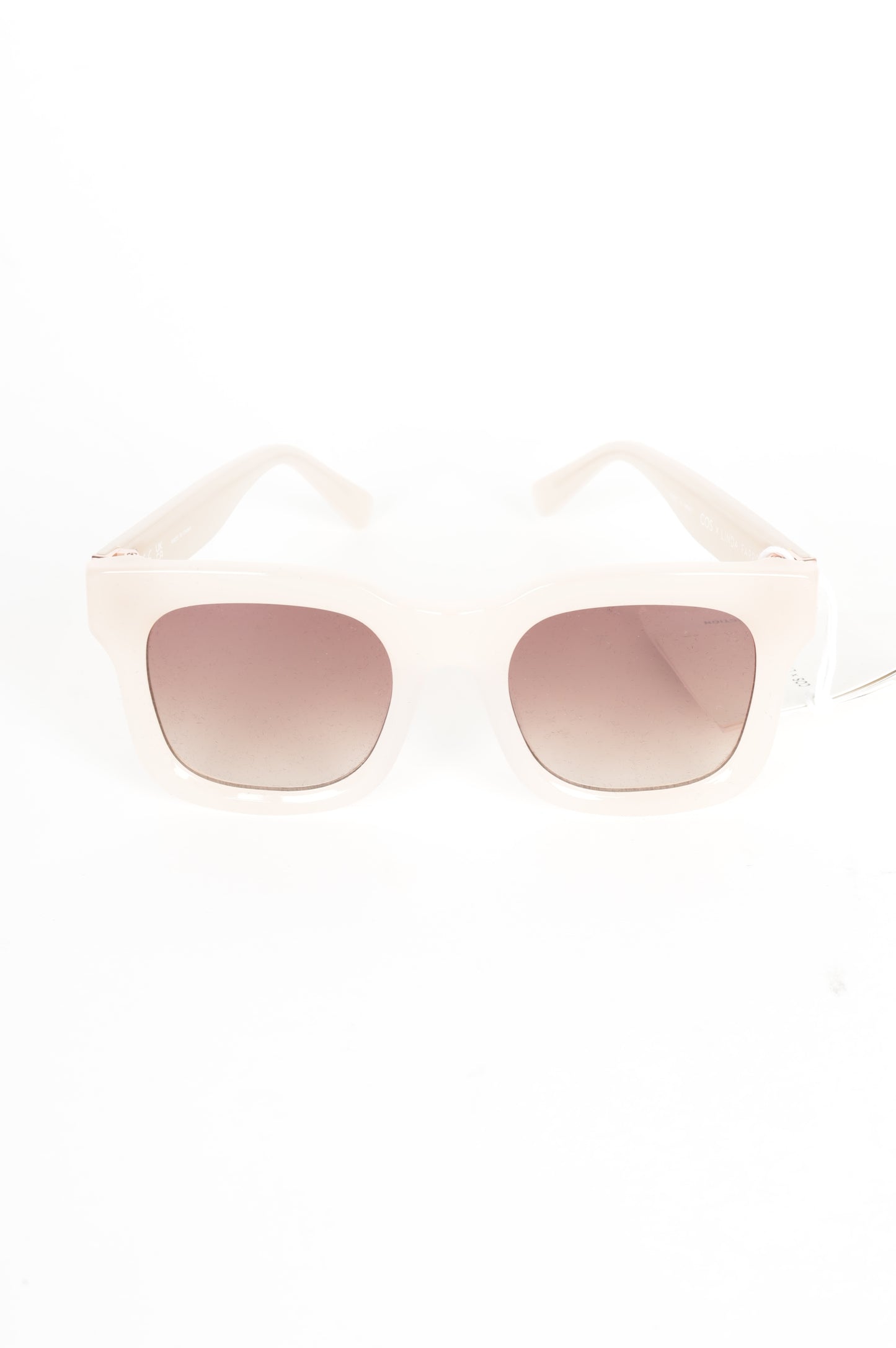 Cos X Linda Farrow Womens Pink Sunglasses Size O/S