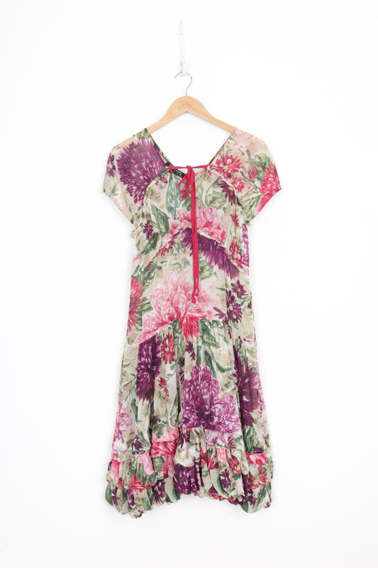 Trelise Cooper Black Womens Green Dress Size 8