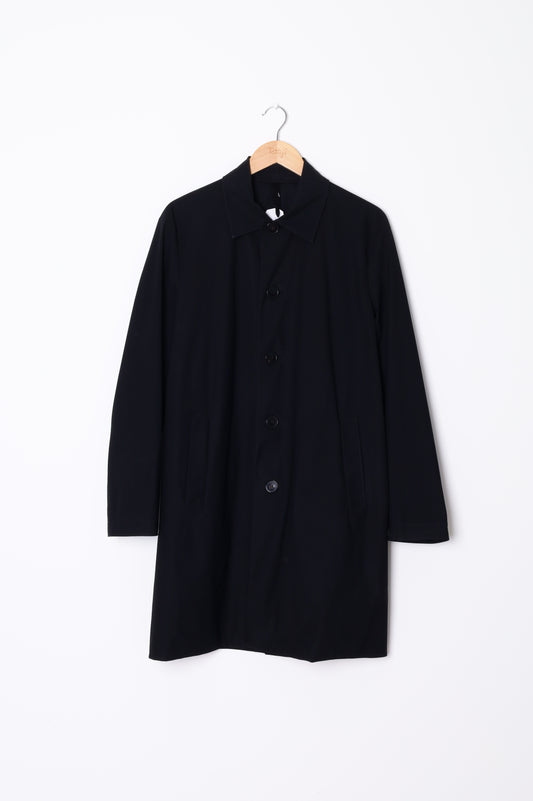 Harris Wharf London Mens Black Coat Size EU 48