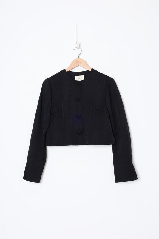 Onte Womens Black Jacket Size S