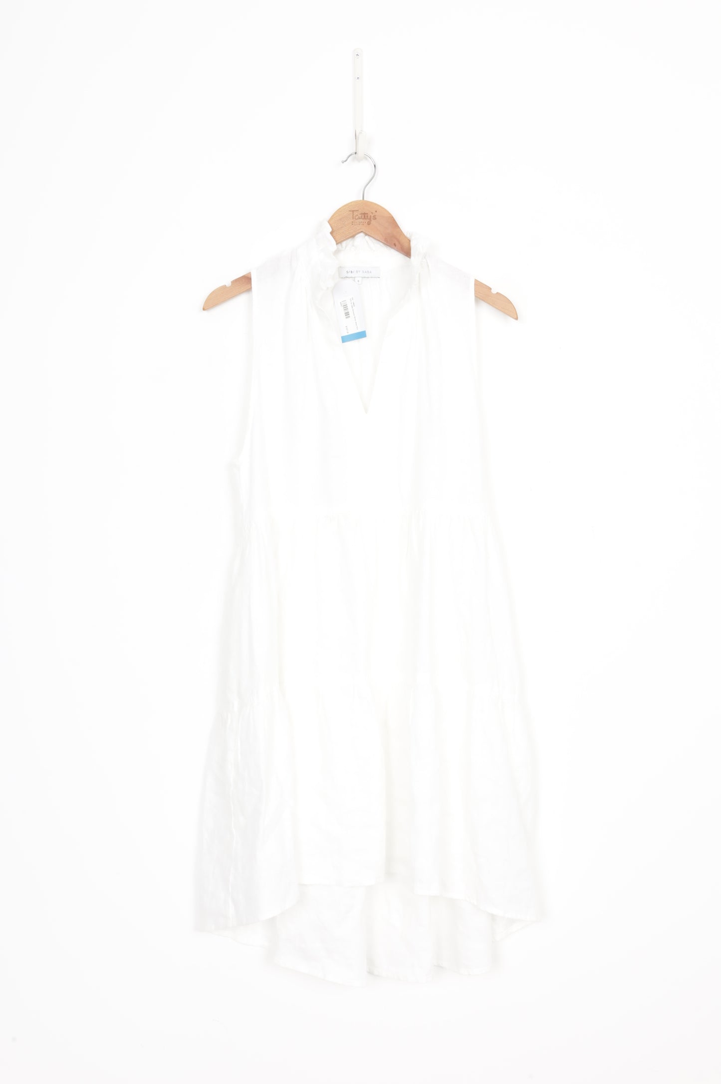 S/B/ by Saba Womens White Dress Size S