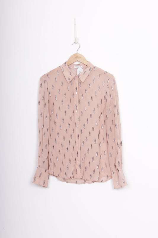 Equipment Femme Womens Pink Shirt Size L