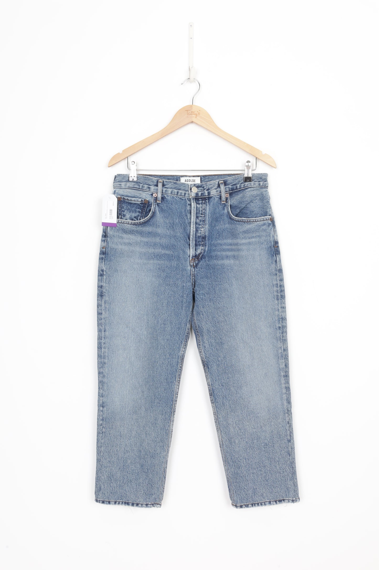 AGOLDE Womens Blue Jeans Size W 28