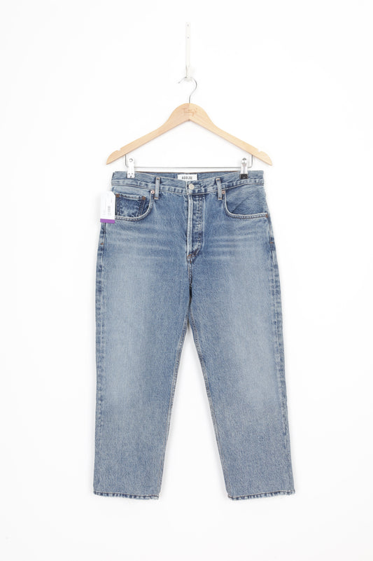 AGOLDE Womens Blue Jeans Size W 28