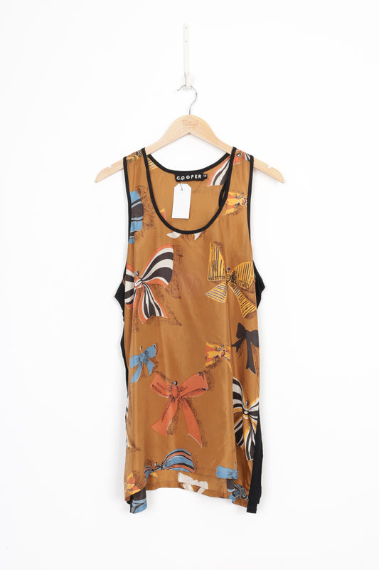 Cooper Womens Brown Top Size 12