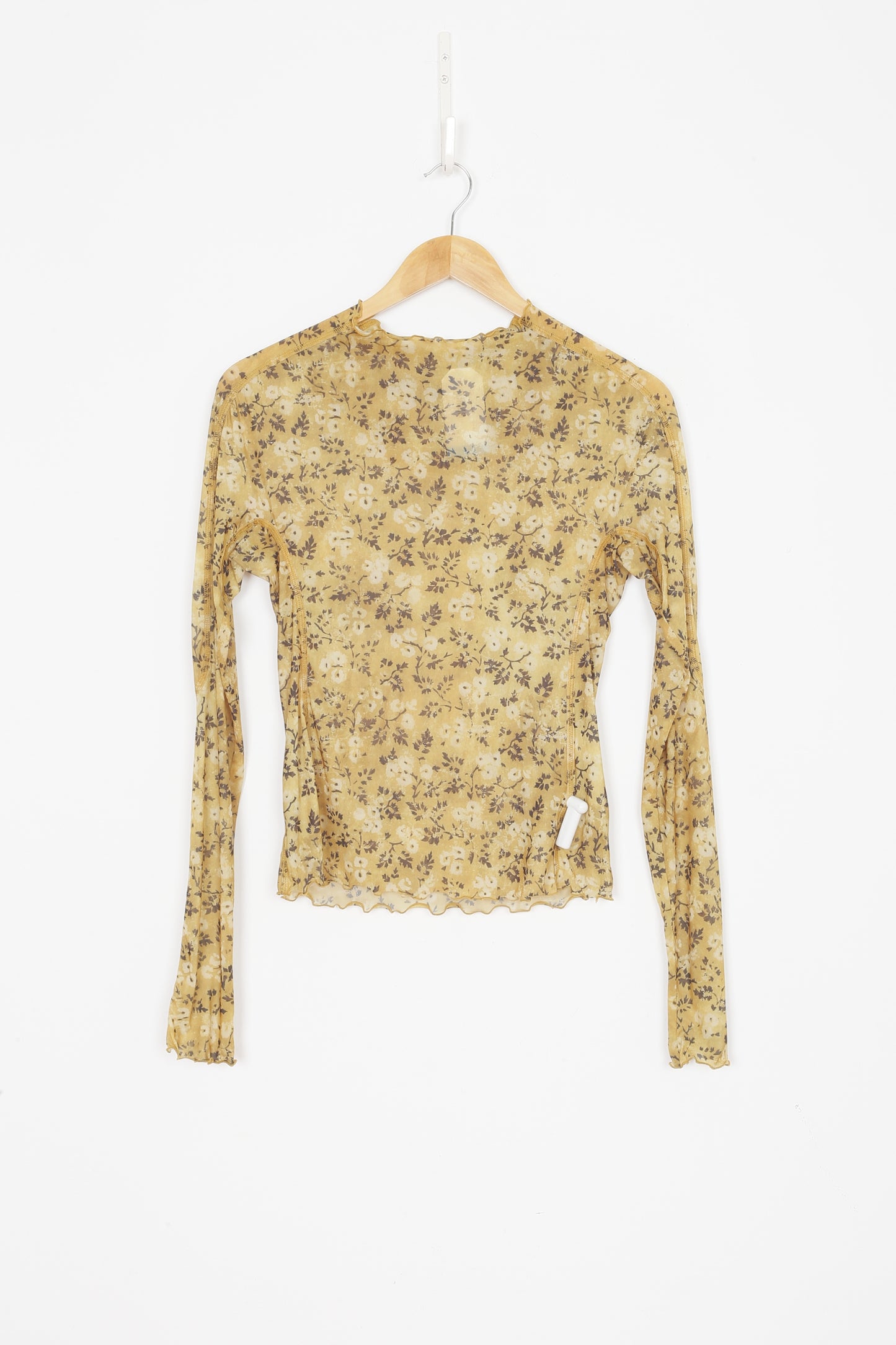 KNWLS Womens Yellow Top Size S