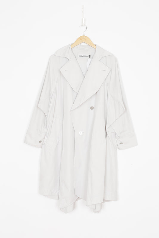 Issey  Miyake Unisex Grey Coat Size 2