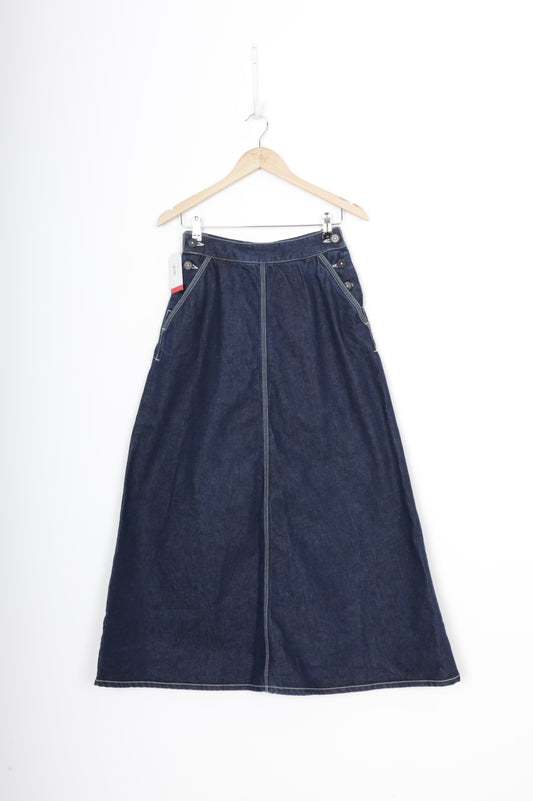 Kowtow Womens Blue Maxi Skirt Size XS