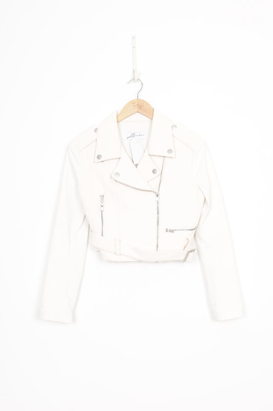 Zambesi Womens White Jacket Size 8