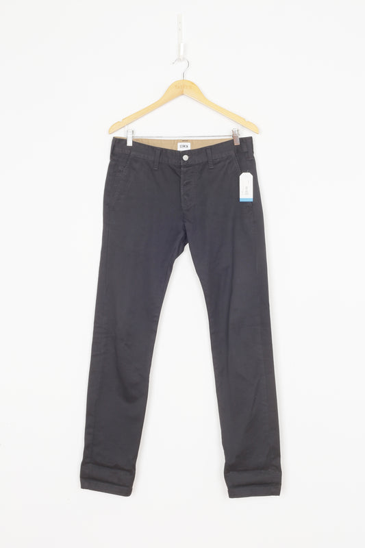 Edwin Mens Black Pants Size W 30