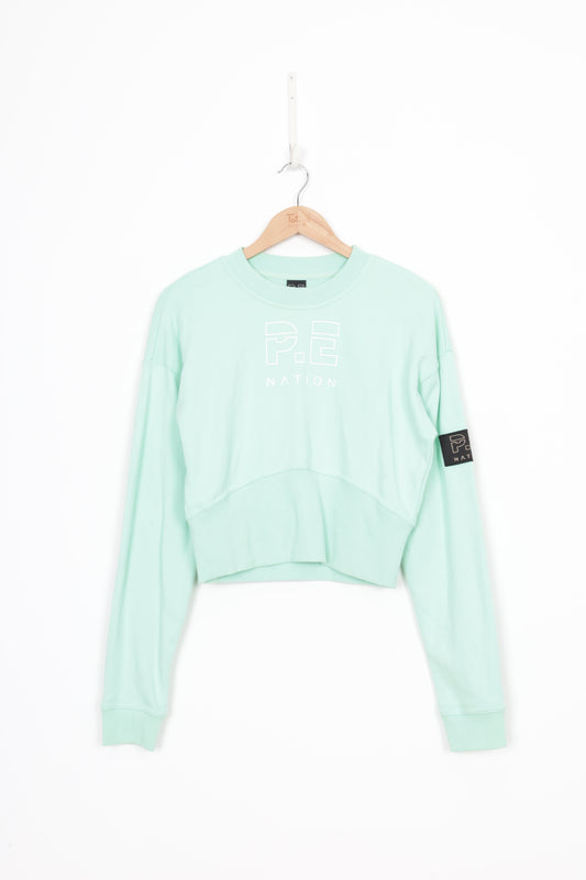 P.E Nation Womens Green Sweatshirt Size L